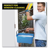 Gritt Commercial Pro Window Washing Kit with 14" Wide Blade Squeegee, Washer, 6 ft Telescopic Pole and 3 gal Heavy-Duty Bucket (GCEGRI137B6F14) Each