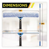 Gritt Commercial Pro Window Washing Kit with 14" Wide Blade Squeegee, Washer, 6 ft Telescopic Pole and 3 gal Heavy-Duty Bucket, 2/Kit (GCEGRI137B6F142) Each
