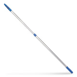 Gritt Commercial 6 ft Telescopic Aluminum Extension Pole with Click/Lock Adapter Cone, 3.5 ft to 6 ft, Blue/Silver (GCEGRI1066F) Each