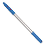 Gritt Commercial 20" Aluminum Pole with Click/Lock Adapter Cone, Blue/Silver, 2/Pack (GCEGRI1072PK) Each