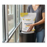 Gritt Commercial Yellow Essentials Sanitizing Wipes, 5 x 8, Unscented, White, 2,000 Wipes (GCEYE0012000) Each