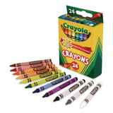 Crayola® Classic Color Crayons, Regular Size, 24 Assorted Colors, 24/Pack, 24 Packs/Box (CYO523036) Each