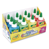 Crayola® Washable Assorted Color Glue, 3 oz, 12/Pack (CYO699100) Case of 12