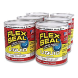 Flex Seal Products® Flex Seal Liquid Rubber Sealant Coating Liquid, 16 oz Can, Dries White, 6/Carton (FSGLFSWHTR16) Case of 6