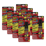 Flex Seal Products® Flex Epoxy Extreme Liquid, Two-Part Syringe, 0.8 oz, Dries Black, 8/Carton (FSGEFSBLKR25) Case of 8
