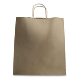 Karat® Huntington Paper Shopping Bag, Rope Handles, Large Size, 13.4 x 9.3 x 15.9, Kraft, 200/Carton (KRTFPSB130) Case of 200