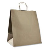 Karat® Huntington Paper Shopping Bag, Rope Handles, Large Size, 13.4 x 9.3 x 15.9, Kraft, 200/Carton (KRTFPSB130) Case of 200