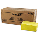 Chix® Masslinn Dust Cloths, 1-Ply, 24 x 40, Unscented, Yellow, 25/Bag, 10 Bags/Carton (CHI0214) 10 Boxes of 25