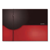Pendaflex® Seven-Pocket Poly Expanding File, 1" Expansion, 7 Sections, Elastic Cord Closure, 1/6-Cut Tabs, Letter Size, Red (GLW67440RED) Each