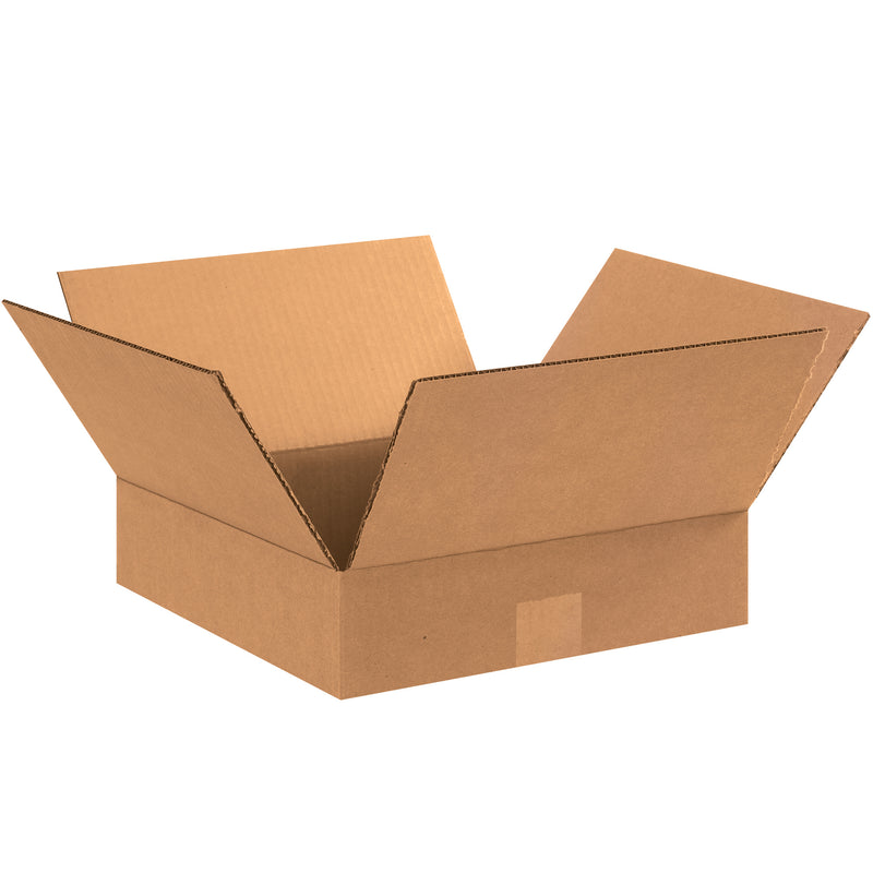 15 x 15 x 3" Flat Corrugated Boxes (15153) Bundle Of 25
