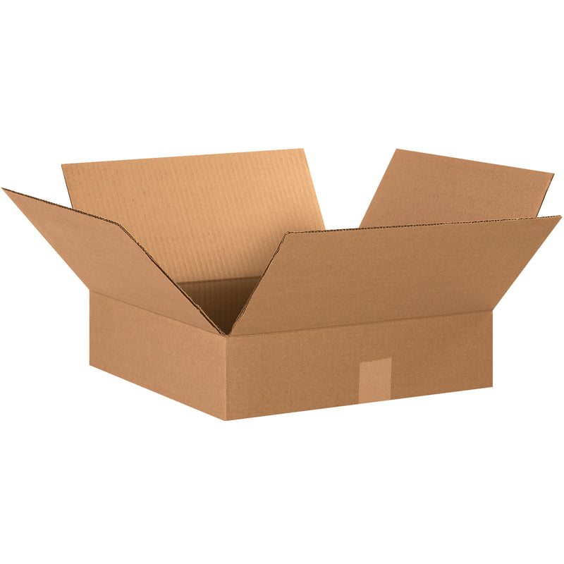 15 x 15 x 4" Flat Corrugated Boxes (15154) Bundle Of 25