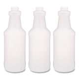 Impact® Spray Bottles, 24 oz, Clear, 3/Pack (IMP721707) Pack of 3