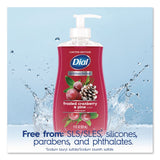 Dial® Antibacterial Liquid Hand Soap, Limited Edition, Frosted Cranberry and Pine Scent, 11 oz Pump Bottle (DIA1700035953) Each