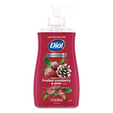 Dial® Antibacterial Liquid Hand Soap, Limited Edition, Frosted Cranberry and Pine Scent, 11 oz Pump Bottle (DIA1700035953) Each
