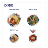 Dixie® Paper Bowls with Soak Proof Shield, 10 oz, Multicolor, 72/Pack (DXE15981) Pack of 72