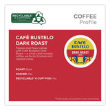 Café Bustelo Cafe Bustelo Dark Roast Coffee K-Cup, 22/Box (GMT5000389574) Box of 22