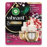 Air Wick® Vibrant Scented Oil Warmer Refill, Limited Edition, White Cranberry and Sugared Currants, 0.67 oz, 2/Pack (RAC6233800898) Pack of 2