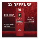 Old Spice® Red Zone Body Wash, Swagger/Cedarwood Scent, 3 oz, 24/Carton (PGC86423CT) Case of 24