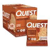 Quest® Gluten Free Protein Cookies, Peanut Butter, 2.04 oz Pack, 12/Box (QCCQUN00605) Box of 12