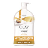 Olay® Ultra Moisture Body Wash, Shea Butter Scent, 33 oz Pump Bottle (PGC97494) Each