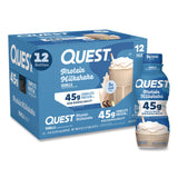 Quest® Protein Milkshakes, Vanilla, 14 oz Bottle, 12/Carton (QCCQUN01602) Case of 12