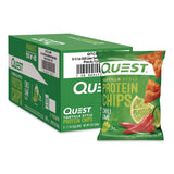 Quest® Chili Lime Tortilla Style Protein Chips, 1.1 oz Bag, 8/Carton (QCCQUN01028) Case of 8