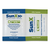 SUREFILL™ SunX30 Sunscreen Lotion and Wipe Packet with Dispenser Box, 0.25 oz, 50 Packets (AOH91661) Each