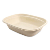 World Centric® Laminated Fiber Containers, 30 oz, 6.7 x 8.7 x 2.1, Natural, Sugarcane Fiber, 400/Carton (WORCTSCU2LLF) Case of 400