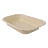 World Centric® Fiber Containers, 17 oz, 6.02 x 8.02 x 1.5, Natural, Sugarcane Fiber, 400/Carton (WORTRSCU8LFP) Case of 400