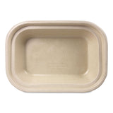 World Centric® Fiber Containers, 17 oz, 6.02 x 8.02 x 1.5, Natural, Sugarcane Fiber, 400/Carton (WORTRSCU8LFP) Case of 400
