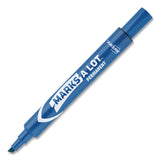 Avery® MARKS A LOT Large Desk-Style Permanent Marker, Broad Chisel Tip, Blue (AVE08886EA) Each