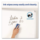 Avery® MARKS A LOT Desk-Style Dry Erase Markers, Broad Chisel Tip, Blue, Dozen (AVE24406DZ) 1 Dozen