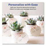 Avery® Printable Scallop Round Gift Tags, Inkjet/Laser Printers, 2.5" dia, White, 9/Sheet, 10 Sheets/Pack (AVE80511) Pack of 90