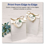 Avery® Printable Scallop Round Gift Tags, Inkjet/Laser Printers, 2.5" dia, White, 9/Sheet, 10 Sheets/Pack (AVE80511) Pack of 90