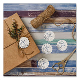 Avery® Printable Scallop Round Gift Tags, Inkjet/Laser Printers, 2.5" dia, White, 9/Sheet, 10 Sheets/Pack (AVE80511) Pack of 90