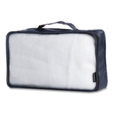 Brookstone® 4-Piece Packing Cube Set, Assorted Sizes, Navy (BKTBOLP0002) Each