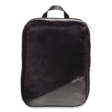 Brookstone® Two-Piece Compression Luggage Cubes, 10 x 7 x 1.25/14 x 10 x 1.25, Black (BKTBOLP0006) Each