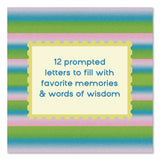 CHRONICLE BOOKS Guided Journal: Letters to My Future Self, Multicolor Cover, (12) 3.5 x 7.75 Sheets (CHB978179722769) Each