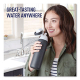 Brita® Stainless Steel Filtered Water Bottle. 20 oz, Carbon (CLO36447) Each