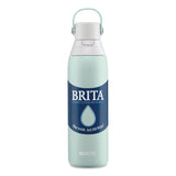 Brita® Stainless Steel Filtered Water Bottle, 20 oz, Glacier (CLO36448) Each