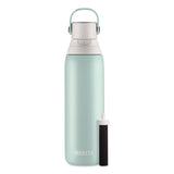 Brita® Stainless Steel Filtered Water Bottle, 20 oz, Glacier (CLO36448) Each