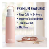 Brita® Stainless Steel Filtered Water Bottle, 20 oz, Rose (CLO36452) Each