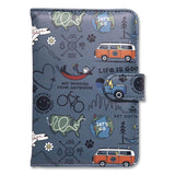 Life Is Good® Passport Cover, 4.25 x 5.87, Vegan Leather, Multicolor Travel Print (LGDLNPW0001) Each