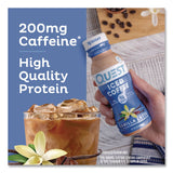 Quest® Iced Coffee, Vanilla Latte, 10 oz Bottle, 12/Carton (QCCQUN14436) Case of 12