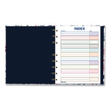 Blueline® NotePro Fashion Hard Cover Notebook, 1-Subject, Medium/College Rule, Tranquil Blooms Cover, (96) 9.25 x 7.25 Sheets (REDA9C01) Each