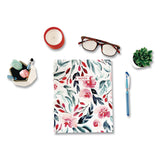 Blueline® NotePro Fashion Hard Cover Notebook, 1-Subject, Medium/College Rule, Tranquil Blooms Cover, (96) 9.25 x 7.25 Sheets (REDA9C01) Each