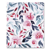 Blueline® NotePro Fashion Hard Cover Notebook, 1-Subject, Medium/College Rule, Tranquil Blooms Cover, (96) 9.25 x 7.25 Sheets (REDA9C01) Each