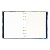 Blueline® NotePro Fashion Hard Cover Notebook, 1-Subject, Medium/College Rule, Midnight Floral Cover, (96) 9.25 x 7.25 Sheets (REDA9C02) Each