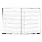 Blueline® Fashion Hard Cover Notebook, 1-Subject, Medium/College Rule, Cherry Tree Lane Cover, (96) 9.25 x 7.25 Sheets (REDA901) Each