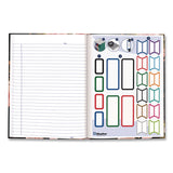 Blueline® Fashion Hard Cover Notebook, 1-Subject, Medium/College Rule, Cherry Tree Lane Cover, (96) 9.25 x 7.25 Sheets (REDA901) Each